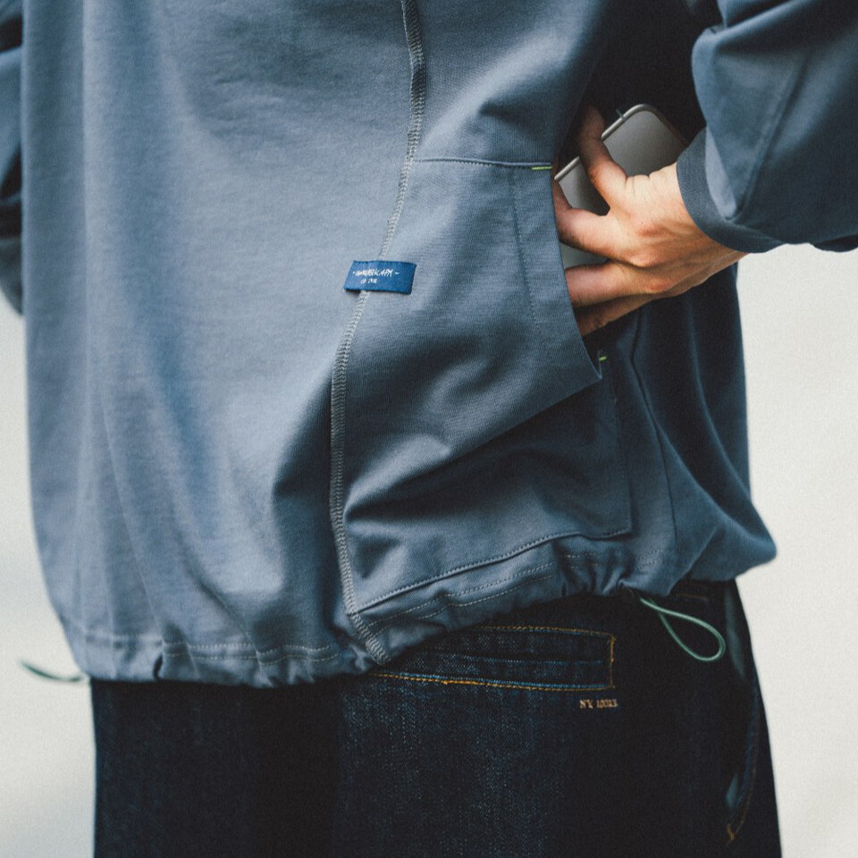 反車線口袋長T REV-Pocket L Tee
