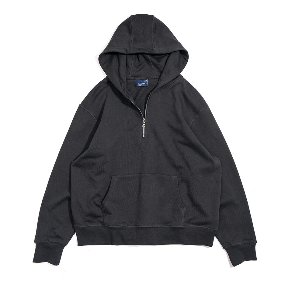 4PM0101-261 寬鬆短版連帽上衣 Half Zip Hoodie