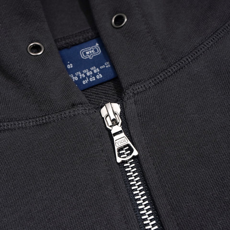 寬鬆短版連帽上衣 Half Zip Hoodie