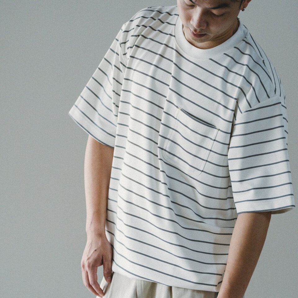 4PM0105-262 抽繩條紋短Tee Summer Stripe Tee