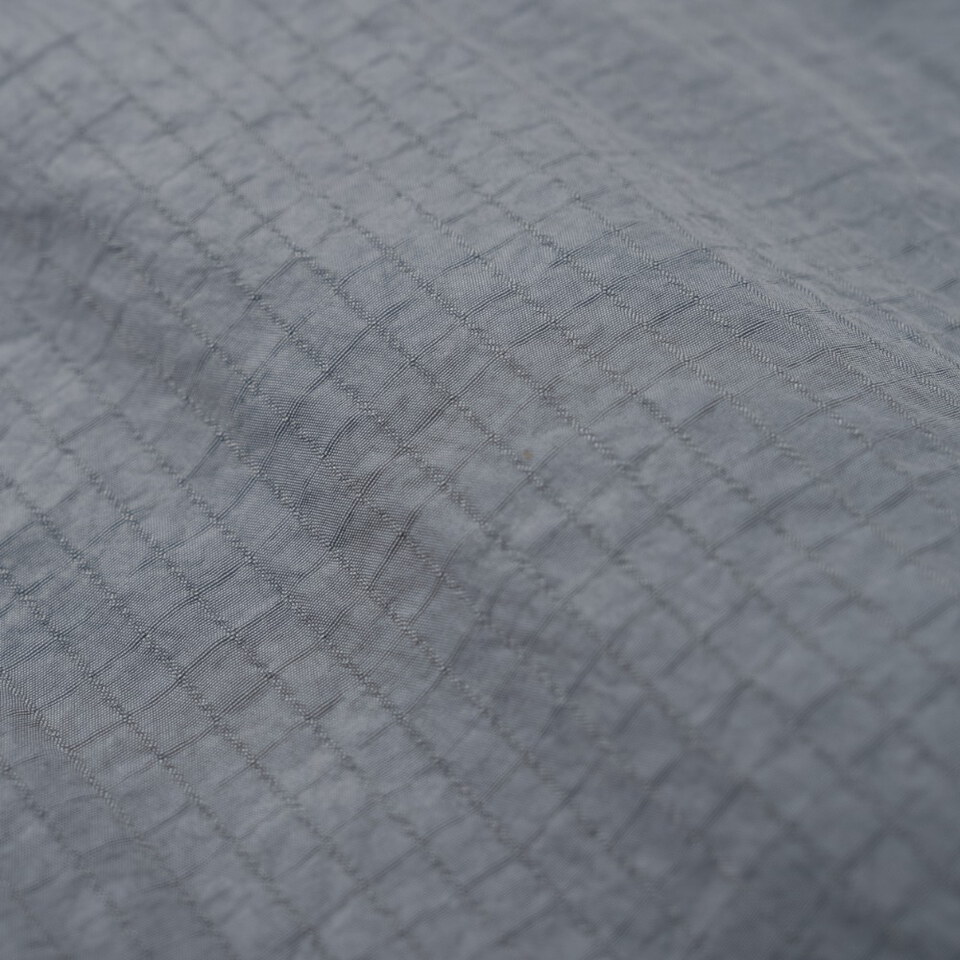 防潑水開領襯衫 Metallic Grid Shirt