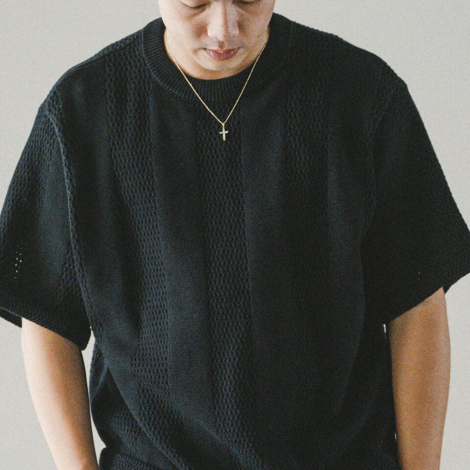 4PM0302-262 簍空針織上衣 Crew Neck Knit Tee'26