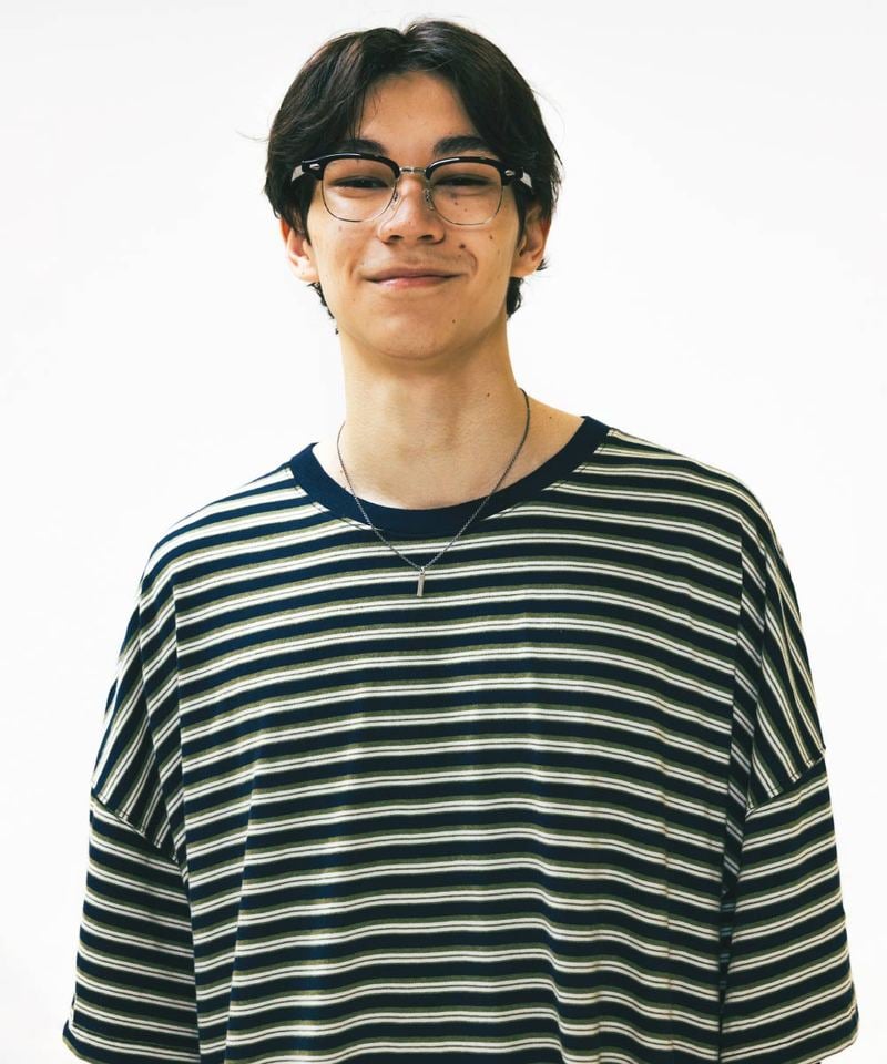 AGL0105-252 條紋短Tee Multi Striped Half Tee