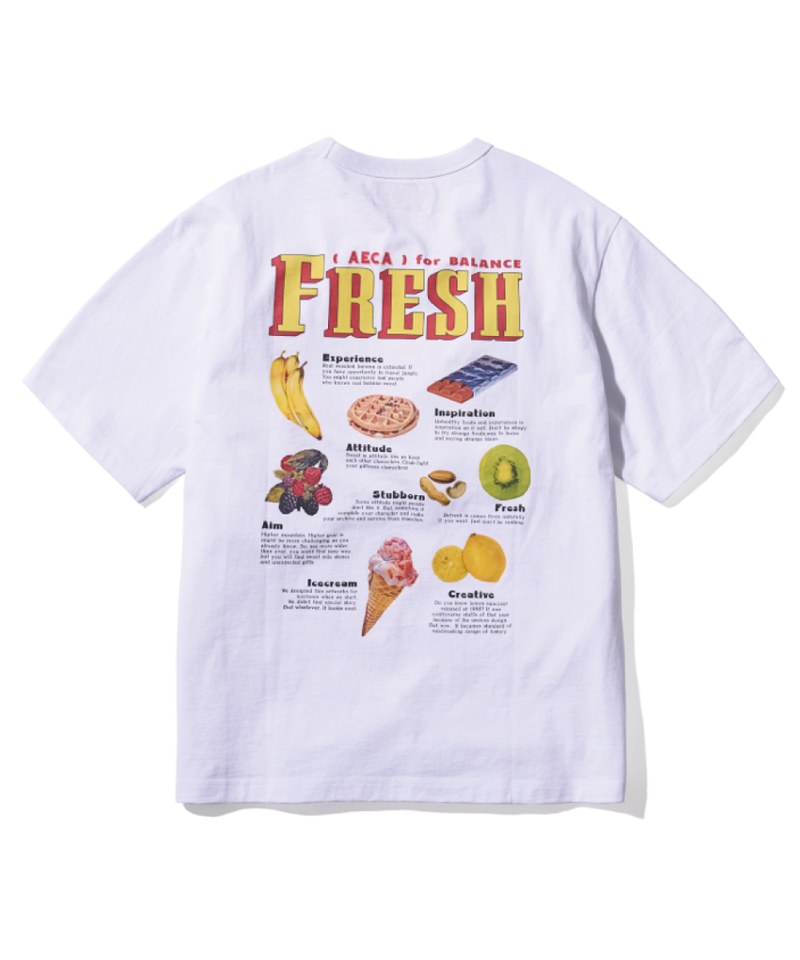 水果印花短TEE FRESH HALF SLEEVE