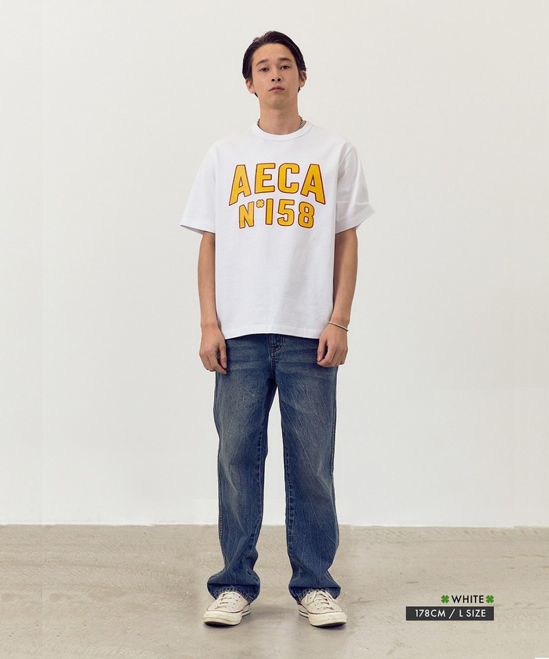 短袖印花上衣 TEAM AECA HALF SLEEVE TEE