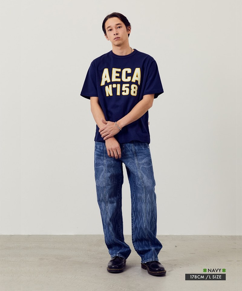 短袖印花上衣 TEAM AECA HALF SLEEVE TEE