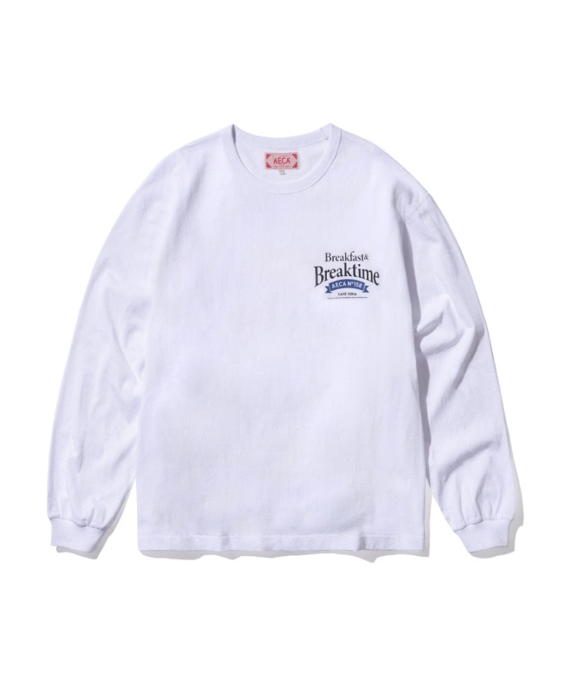 AECA0109-242 早晨印花長袖上衣 MORNING CAFE LONG SLEEVE