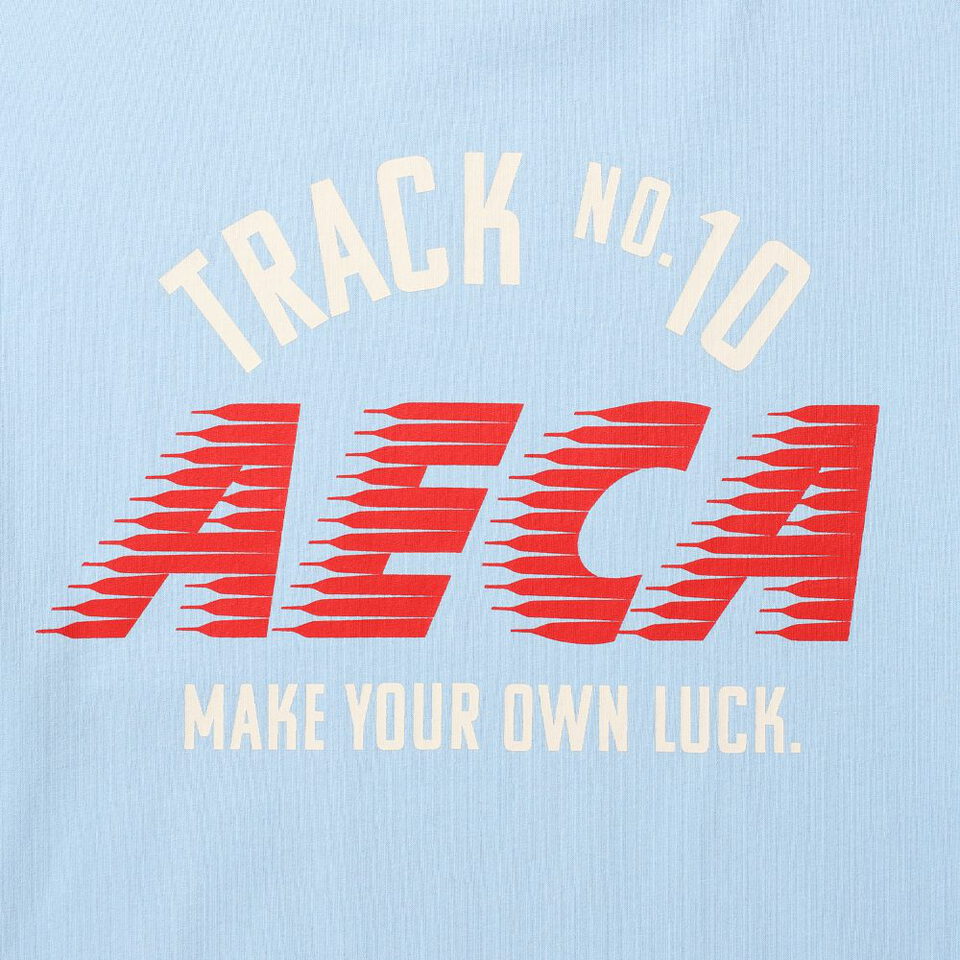 AECA0126-262 水洗印花短TEE TRACK NO.10 AECA HALF SLEEVE TEE
