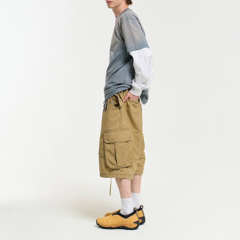 AECA0130-262 水洗印花短TEE NO FINISH LINE WASHED HALF SLEEVE TEE