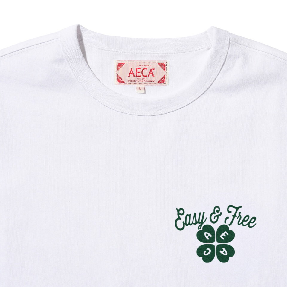 AECA0133-262 幸運草印花短TEE LOVIN EASY TEE