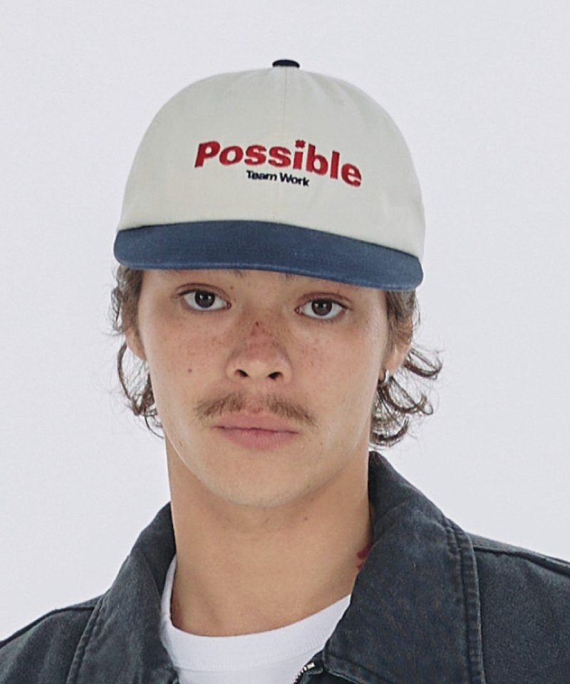 刺繡棒球帽 POSSIBLE FLAT BRIM CAP