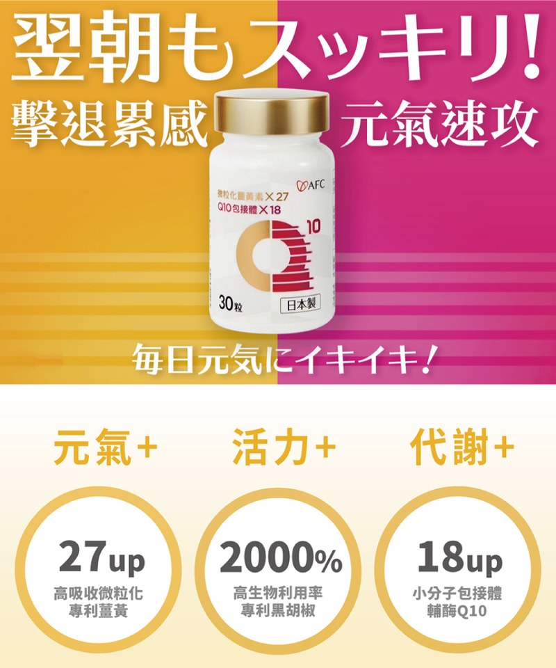 速攻EX超吸收薑黃＋包接體Q10