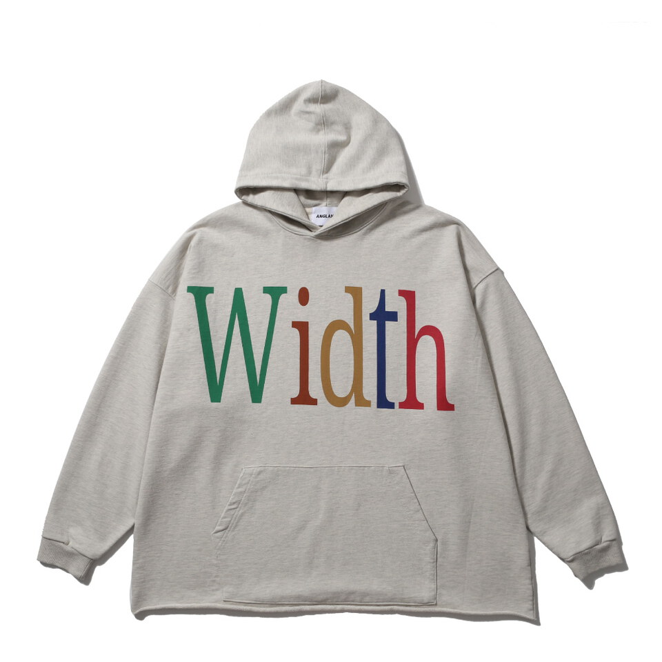 連帽上衣 Width Print Hoodie