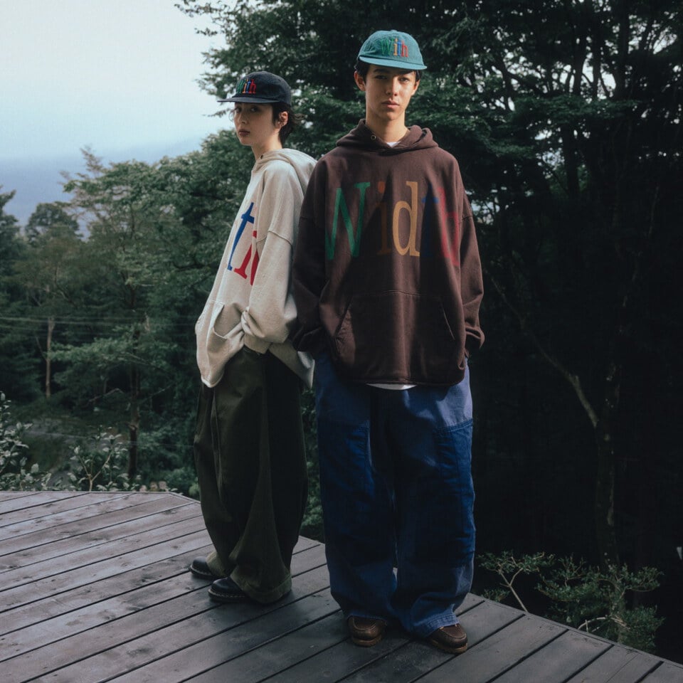 連帽上衣 Width Print Hoodie