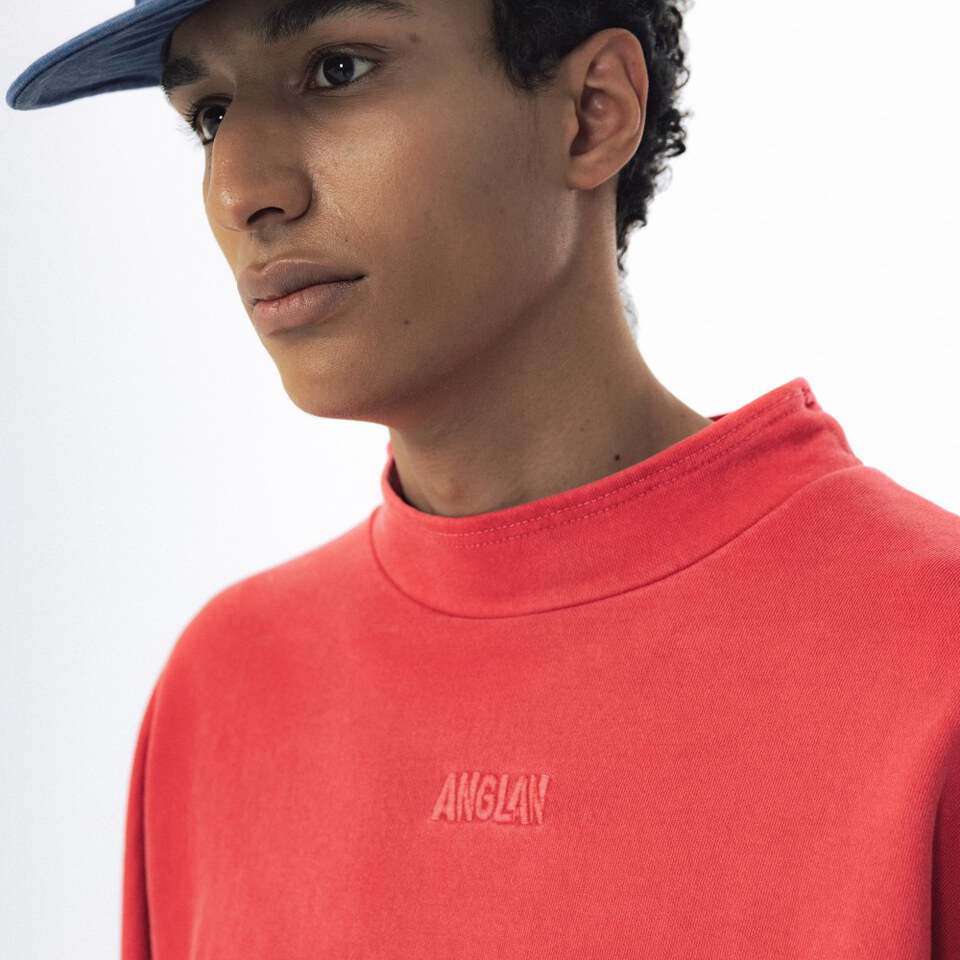 高領大學Tee Pigment High-Neck Sweat Shirt