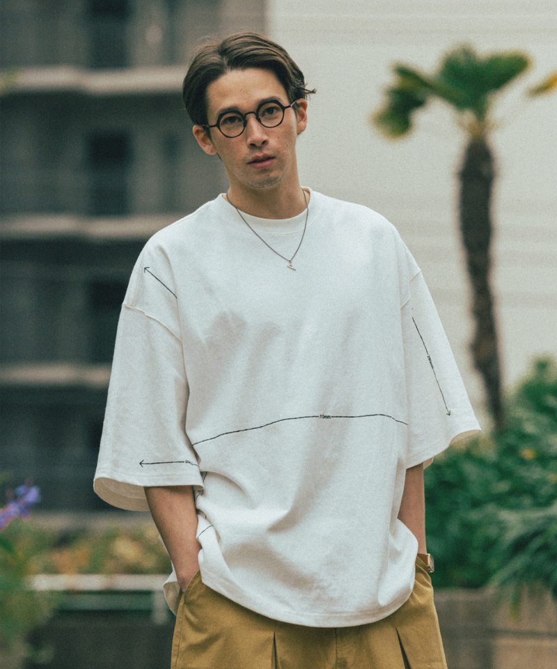 AGL0101-252 落肩印花Tee Size Graphic Half Tee