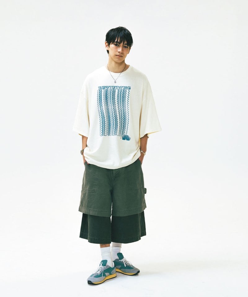 AGL0103-252 落肩圖像Tee Slinky Graphic Half Tee