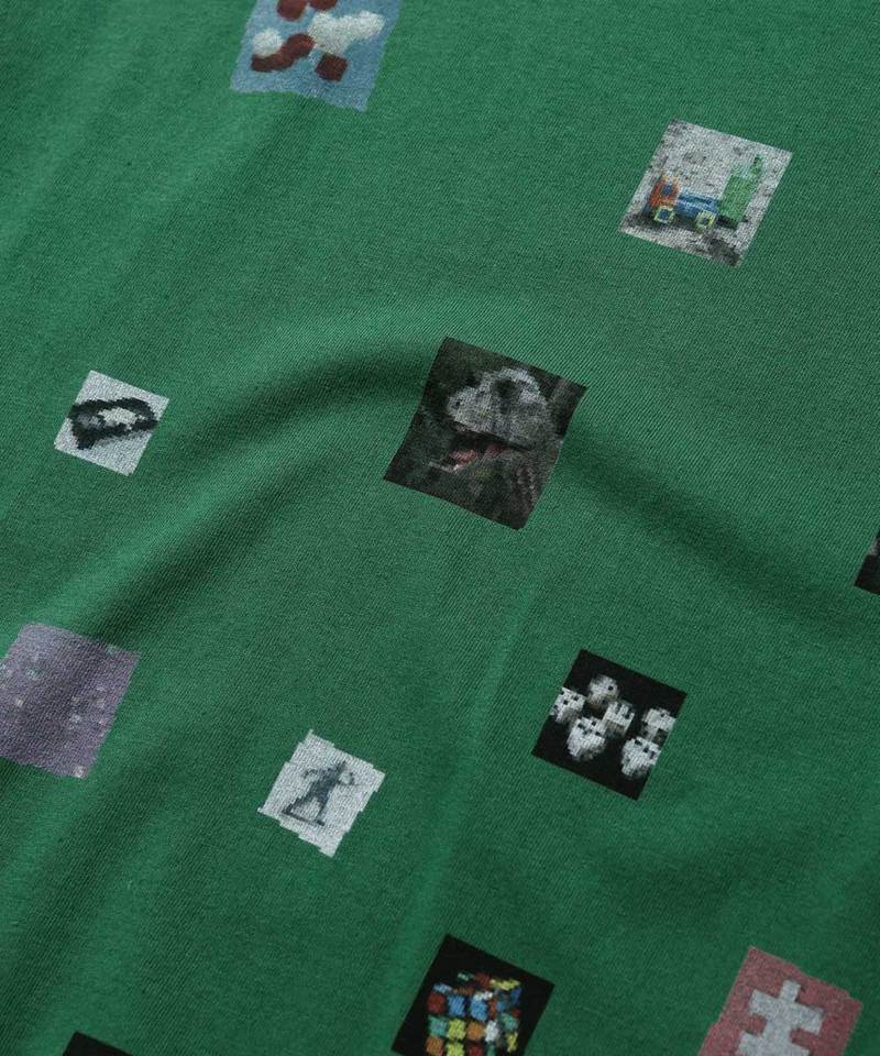 AGL0104-252 圖像拼貼短T Picture Collage Half Tee