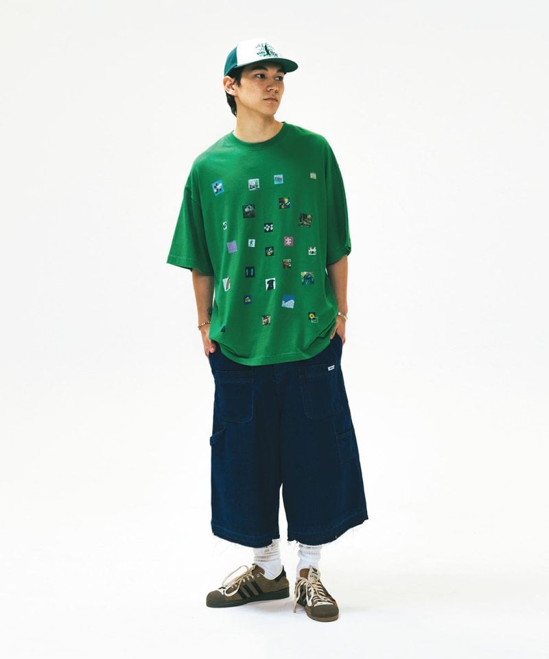 AGL0104-252 圖像拼貼短T Picture Collage Half Tee