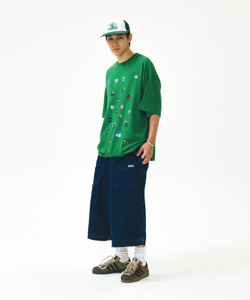AGL0104-252 圖像拼貼短T Picture Collage Half Tee