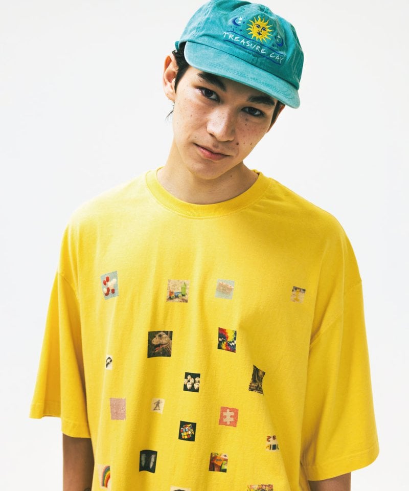 AGL0104-252 圖像拼貼短T Picture Collage Half Tee