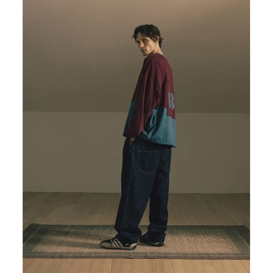 AGL0107-252 剪裁層次長袖上衣 Cut-Off Layered Long Sleeve