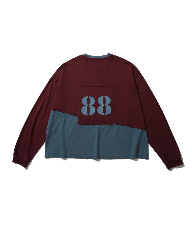 AGL0107-252 剪裁層次長袖上衣 Cut-Off Layered Long Sleeve