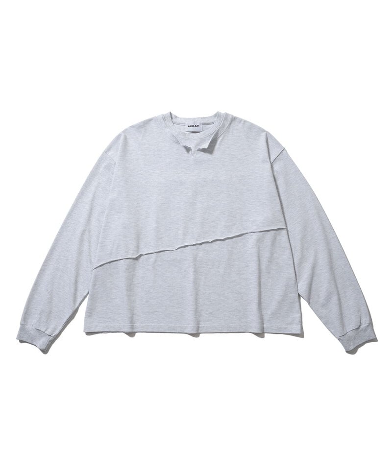 AGL0107-252 剪裁層次長袖上衣 Cut-Off Layered Long Sleeve