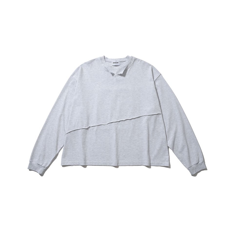 AGL0107-252 剪裁層次長袖上衣 Cut-Off Layered Long Sleeve