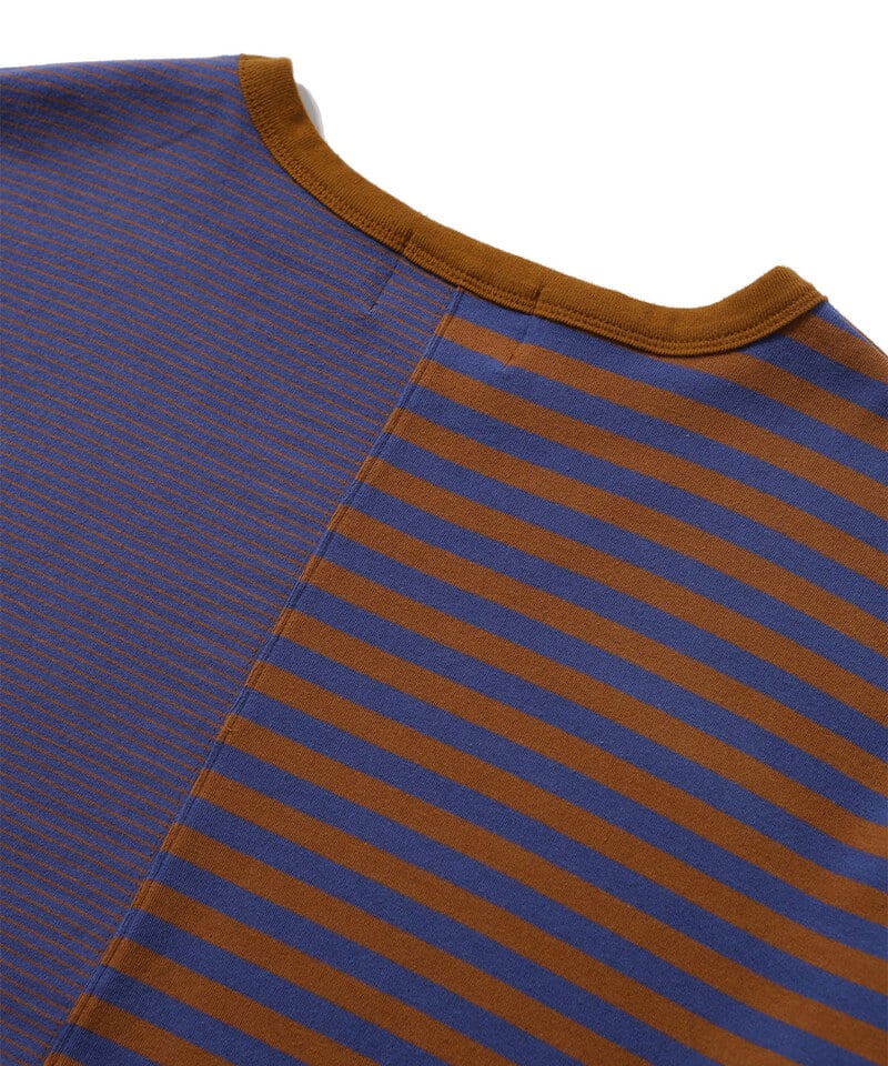 AGL0109-252 拼接條紋上衣 Mixed Stripe Long Sleeve