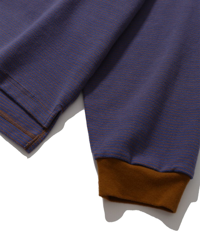 AGL0109-252 拼接條紋上衣 Mixed Stripe Long Sleeve