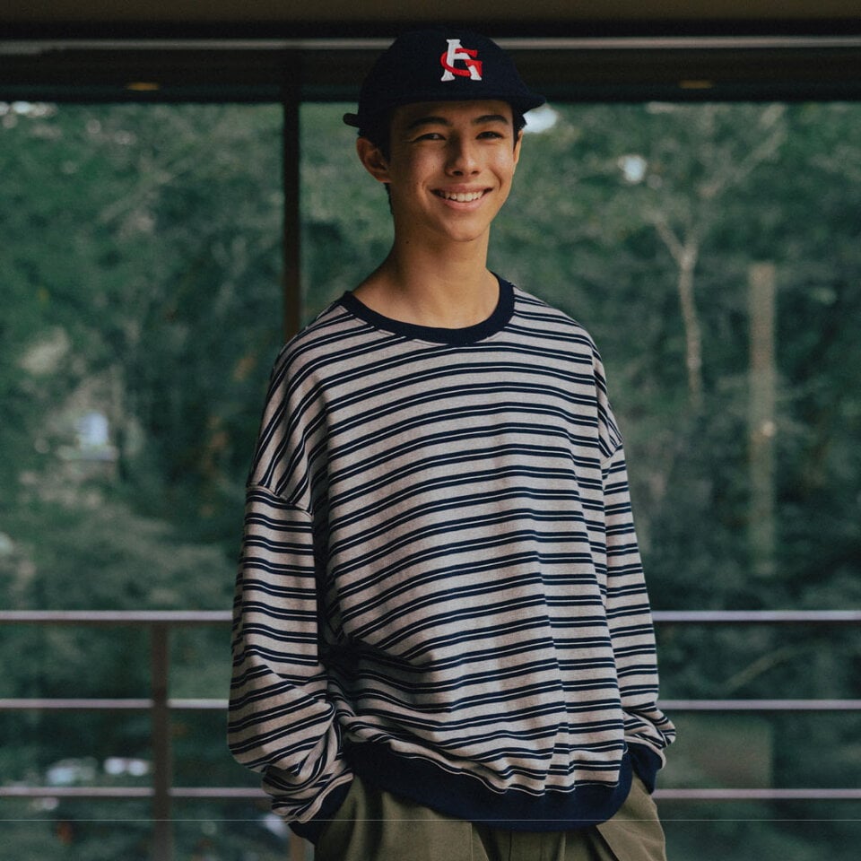 條紋上衣 Stripe Sweat Shirt