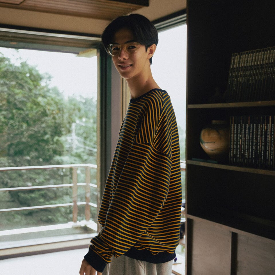 條紋上衣 Stripe Sweat Shirt