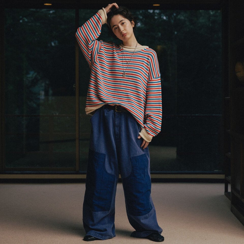 AGL0113-252 條紋毛衣 Multi Colored Stripe Sweater