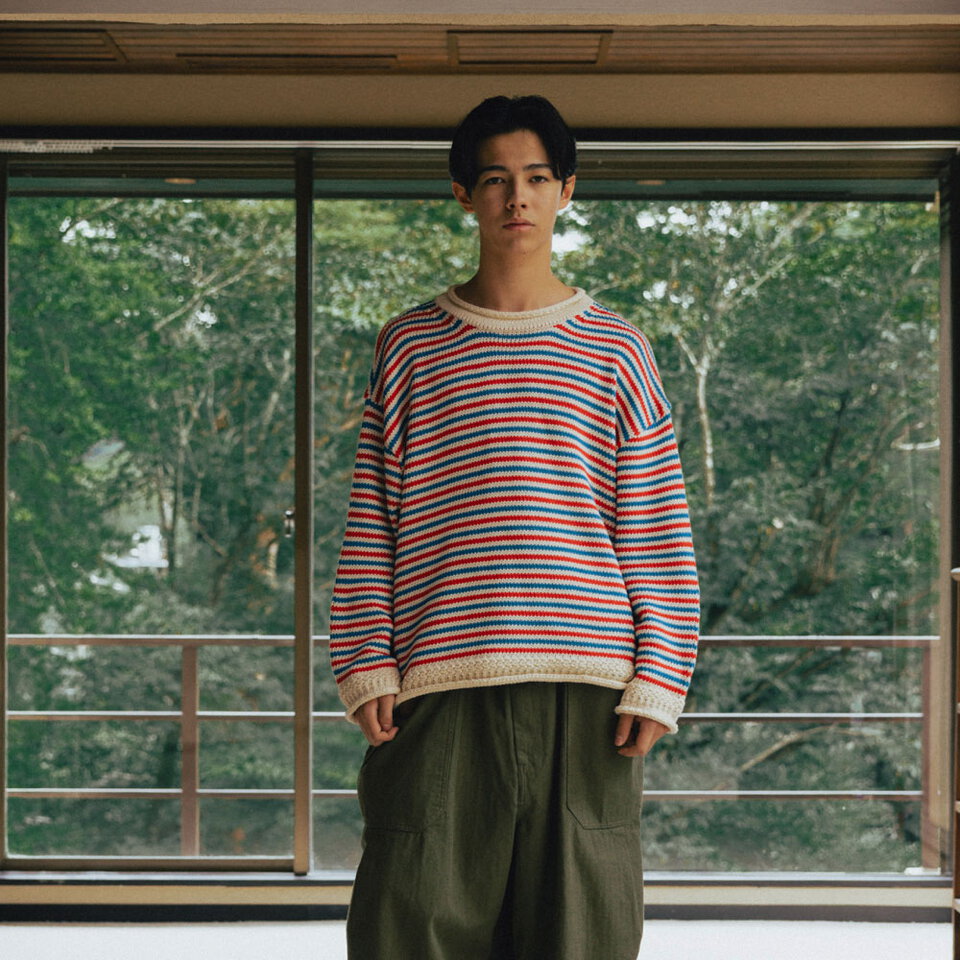 條紋毛衣 Multi Colored Stripe Sweater