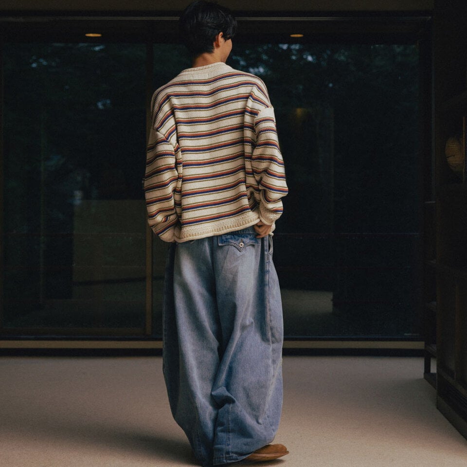 條紋毛衣 Multi Colored Stripe Sweater