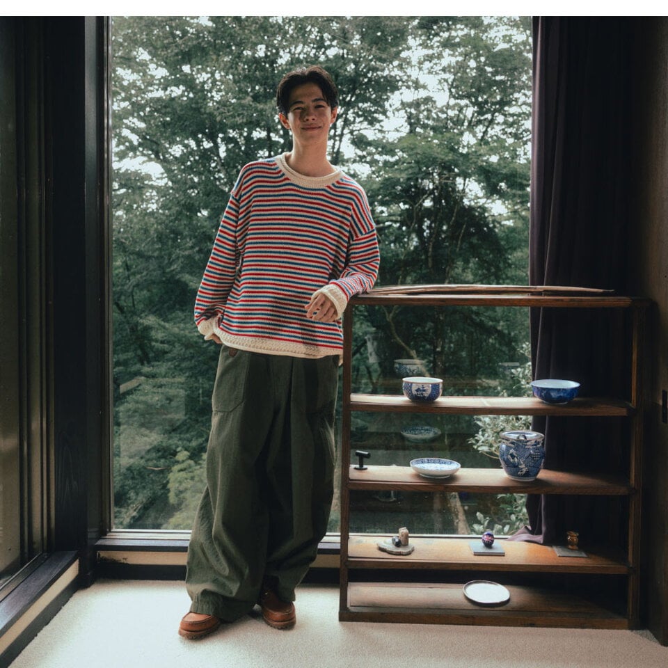 條紋毛衣 Multi Colored Stripe Sweater