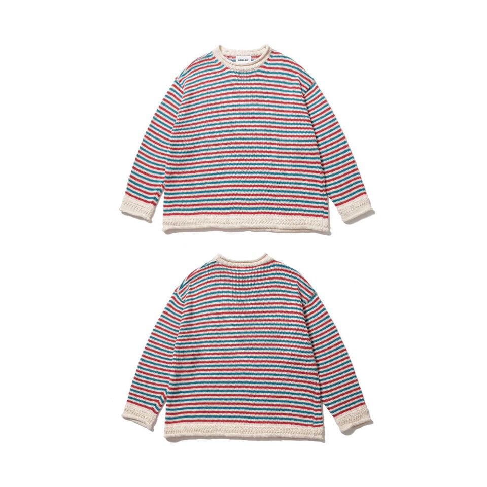 條紋毛衣 Multi Colored Stripe Sweater