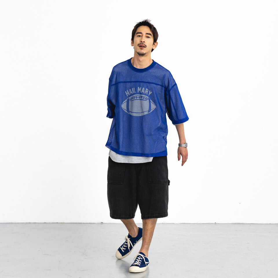 網眼足球短Tee Hail Mary Mesh T-Shirt
