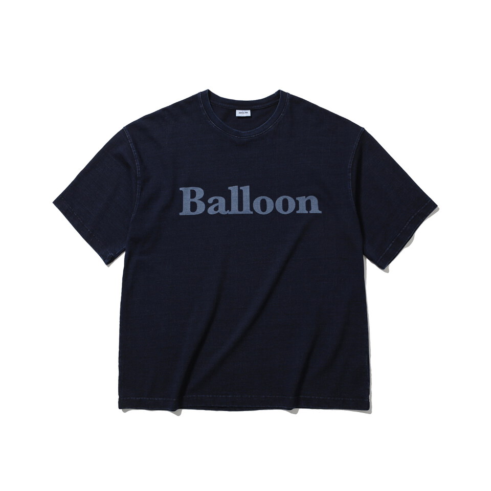 牛仔短Tee Balloon Denim Tee