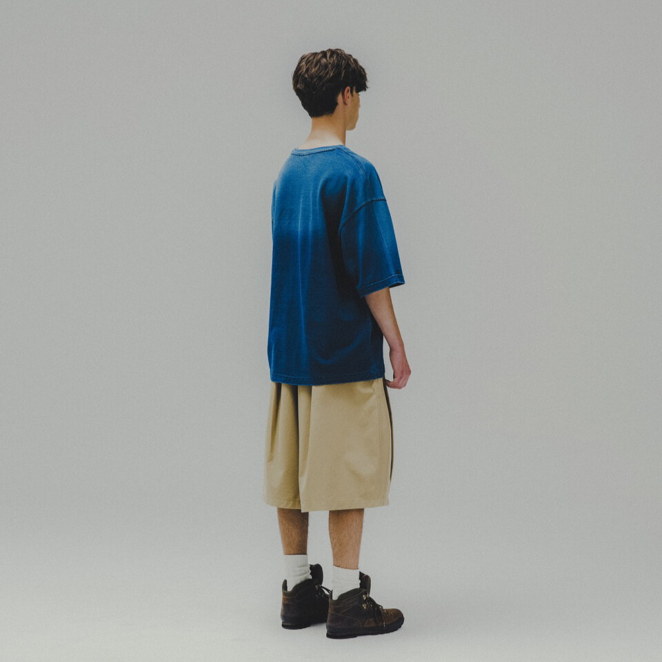 太陽圖案短Tee Graphic Denim Tee