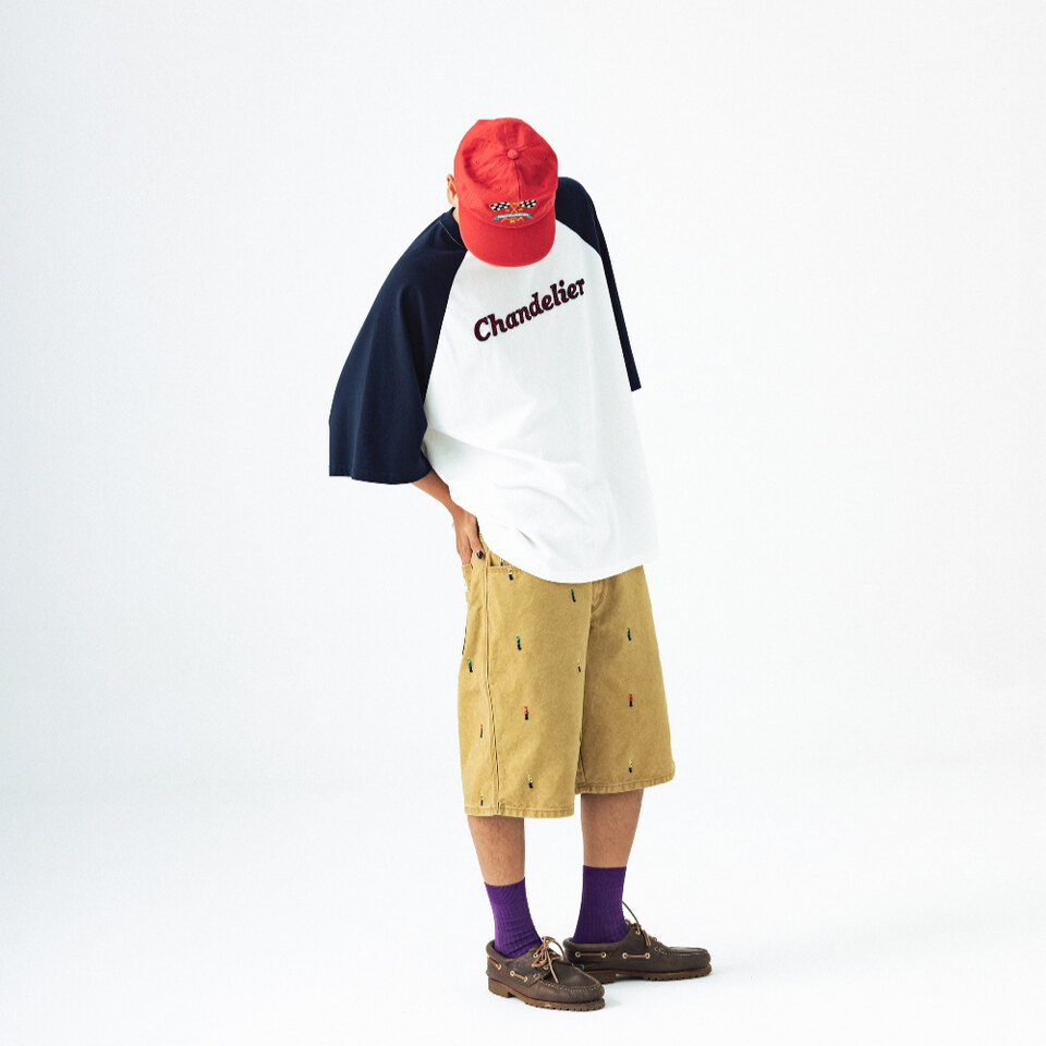 聯名撞色短Tee Kracker House C.C.C. Raglan Tee