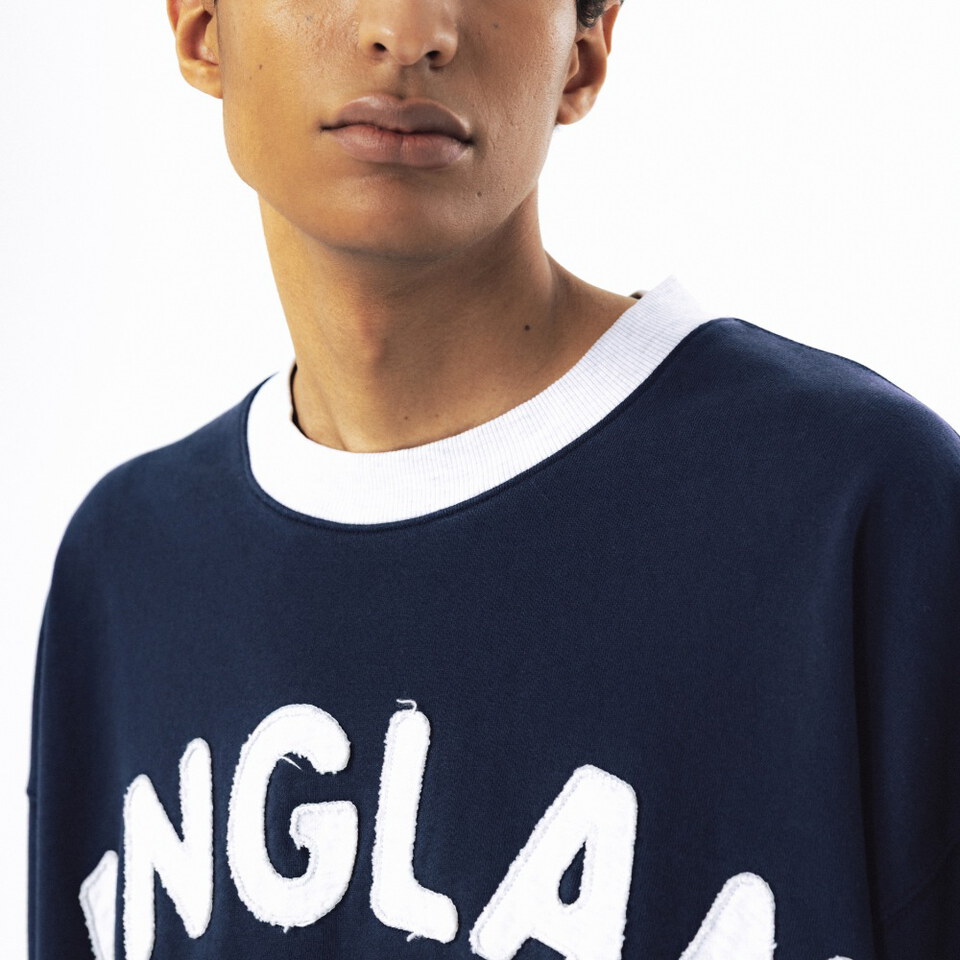 貼布logo大學Tee Applique Sweat Shirt