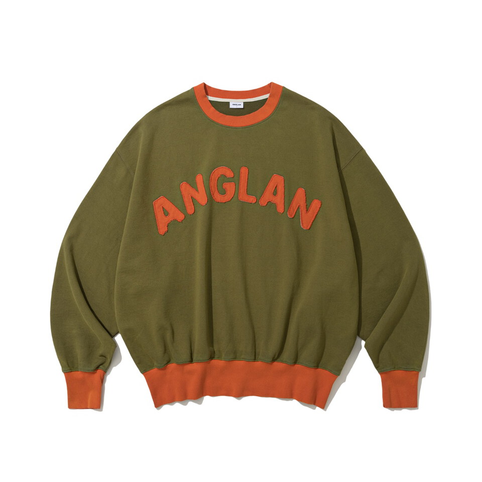 水洗大學Tee Applique Washed Sweat Shirt