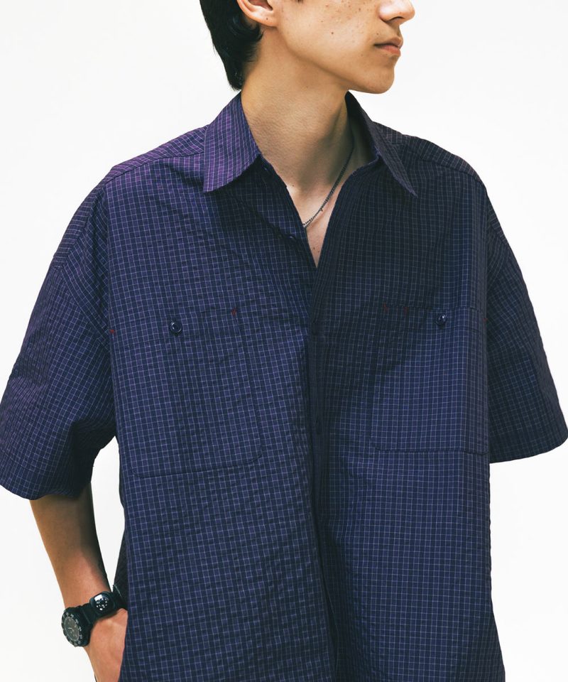 AGL0201-252 格紋襯衫 Huge Check Work Shirt