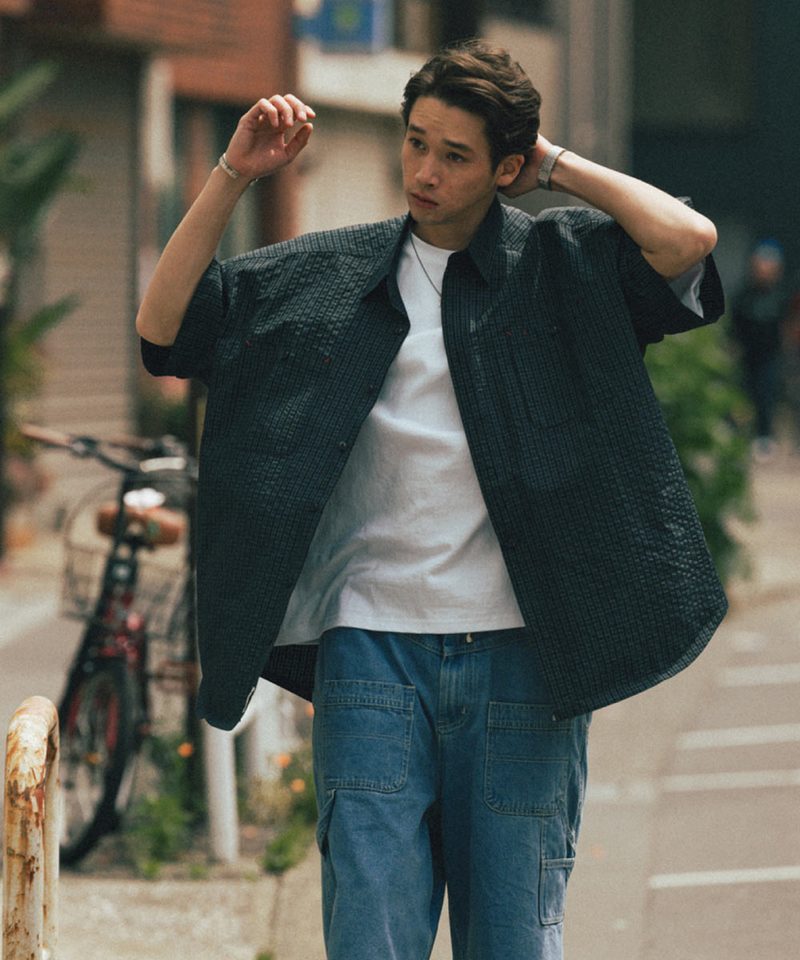 AGL0201-252 格紋襯衫 Huge Check Work Shirt