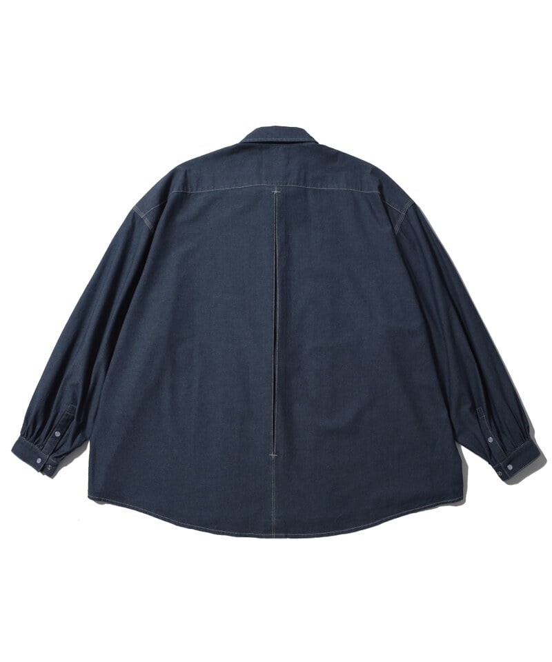 AGL0203-252 立體摺線襯衫 Pleated Chambray Shirt