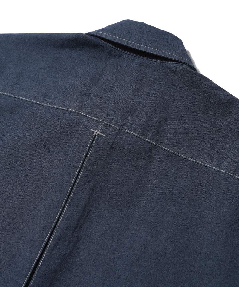 AGL0203-252 立體摺線襯衫 Pleated Chambray Shirt