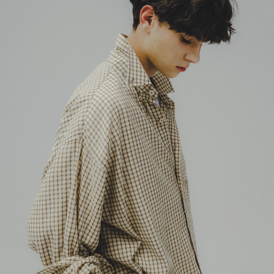 格紋口袋襯衫 Check Pocket Big Shirt