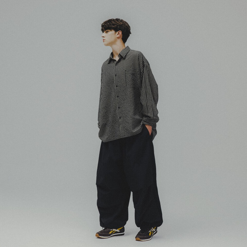 格紋口袋襯衫 Check Pocket Big Shirt